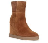 Geox Women's D Elidea Wedge B Ankle Boot, Dk Camel, 2 UK