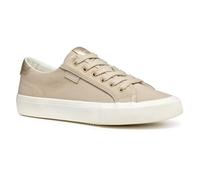 Geox Women's D EMMELENY A Sneaker, Beige, 4 UK