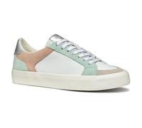 Geox Women's D EMMELENY E Sneaker, Mint/White, 7.5 UK