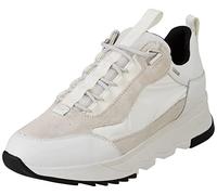 Geox Women's D Falena B Abx C Sneakers, White Off White, 5 UK