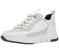 Geox Women's D Falena B ABX D Sneaker, White Off White, 4 UK