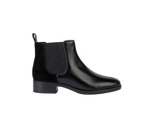 Geox Women's D Felicity Ankle Boot, Black, 3.5 UK