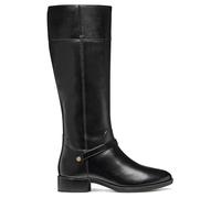 Geox Women's D Felicity Knee High Boot, black, 3.5 UK