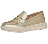 Geox Women's D FLEXTRIDE B Moccasin, LT Gold, 37 EU