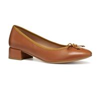 Geox Women's D FLORETIA A Ballet Flat, Ochre, 7 UK