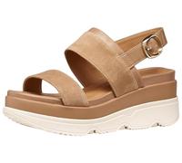 Geox Women's D Gardenia A Wedge Sandal, Beige, 40 EU