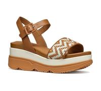 Geox Women's D Gardenia A Wedge Sandal, Camel/Papyrus, 7 UK