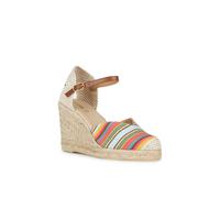 Geox Womens D GELSA Sandal Ladies Summer - Multicolour Leather - Size UK 7