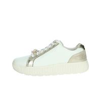 Geox Women's D Graisy G Trainers, White Lt Taupe, 6 UK