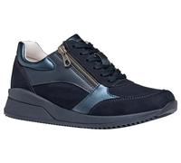 Geox Women's D Haleney A Platform, Navy, 6 UK