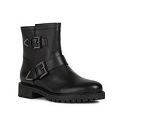 Geox Women's D Hoara Ankle Boots, Black, 7 UK