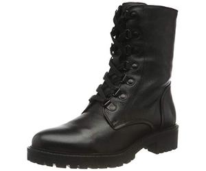 Geox Women's D HOARA G Mid Calf Boot, Black, 3 UK