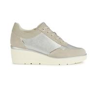 Geox Women's D Ilde A Platform, Silver Lt Grey, 5 UK