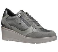 Geox Women's D Ilde A Sneaker, Dark Grey, 8 UK
