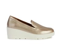 Geox Women's D Ilde B Loafer, Gold, 5 UK