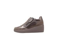 Geox Women's D Ilde C Sneaker, Dk Taupe, 7.5 UK