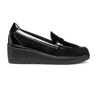 Geox Women's D Ilde Moccasin, Black, 6 UK
