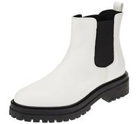 Geox Women's D Iridea Ankle Boot, White, 4 UK