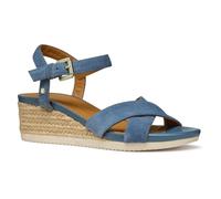 Geox Women's D Ischia Corda B Wedge Sandal, Avio, 6.5 UK