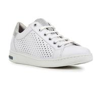 Geox Women's D Jaysen B Sneaker, White Lt Silver, 8 UK