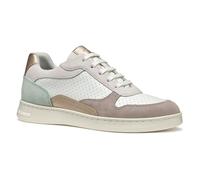 Geox Women's D Jaysen C Sneaker, Mint/White, 6 UK