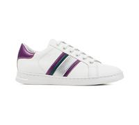 Geox Women's D Jaysen ESneaker, White/Purple, 5 UK