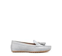 Geox Women's D Kalistena E Moccasin, Crystal, 37.5 EU