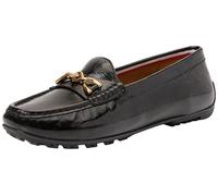Geox Women's D Kosmopolis +Grip W Moccasin, Black, 6 UK