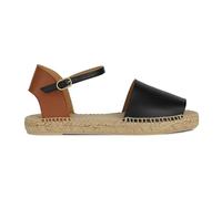 Geox Women's D LAMPEDUSA B Wedge Sandals, Brown, 5 UK