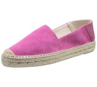Geox Women's D LAMPEDUSA Espadrille Wedge Sandal, Cyclamen, 4 UK