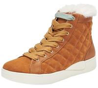 Geox Women's D Lauressa A Sneaker, Cognac, 5 UK