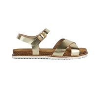 Geox Women's D Leuca D Flat Sandals, Gold, 5 UK