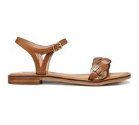 Geox Women's D Maddalusiac E Flat Sandal, LT Brown/LT Gold, 38.5 EU