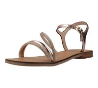 Geox Women's D Maddalusiac M Flat Sandal, Rose Gold, 37 EU