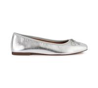 Geox Women's D Marsilea A Ballet Flat, Silver, 10 UK