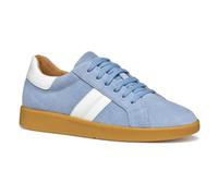 Geox Women's D MELEDA B Sneaker, Lt Blue/White, 7.5 UK
