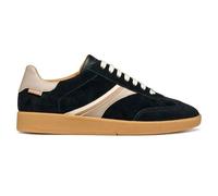Geox Women D Meleda Sneaker, Black, 4 UK