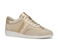 Geox Women's D Myria B Sneaker, Lt Gold/Lt Taupe, 5 UK