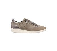 Geox Women's D Myria C Sneaker, Gun Taupe, 4 UK