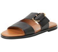 Geox Women's D Naileen A Flat Sandal, Black, 5 UK