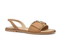 Geox Women's D NAILEEN A Slide Sandal, Beige, 4 UK