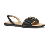 Geox Women's D NAILEEN A Slide Sandal, Black, 7.5 UK