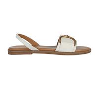 Geox Women's D Naileen Flat Sandal, off white, 7 UK