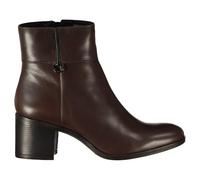 Geox Women's D New Asheel C Ankle Boot, Dk Brown Black, 4 UK