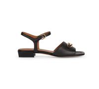 Geox Women's D New Eraklia 15 Flat Sandal, Black, 3 UK