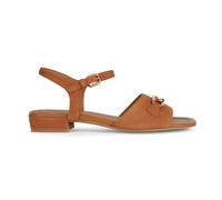 Geox Women's D New Eraklia 15 Flat Sandals, Cognac, 4.5 UK