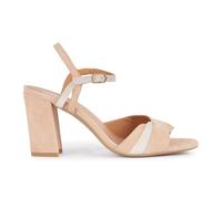 Geox Women's D New Eraklia 36D Heeled Sandal, Nude, 3 UK