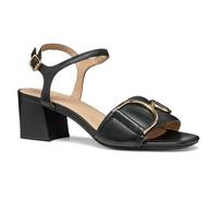 Geox Women's D New ERAKLIA 50 B Heeled Sandal, Black, 6 UK
