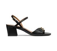 Geox Women's D New Eraklia 50 Heeled Sandal, Black, 3 UK