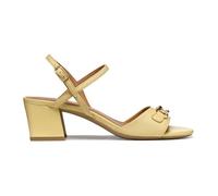 Geox Women's D New Eraklia 50 Heeled Sandal, Lt Yellow, 7 UK